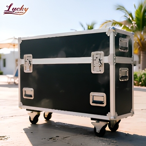 Flight Case Personalizzato per TV Adatto per Schermi da <span class=keywords><strong>40</strong></span>/55/65/75/85 <span class=keywords><strong>Pollici</strong></span> Baule Antiurto per Trasporto Flight Case 2-in-1 per TV - Product Image 1