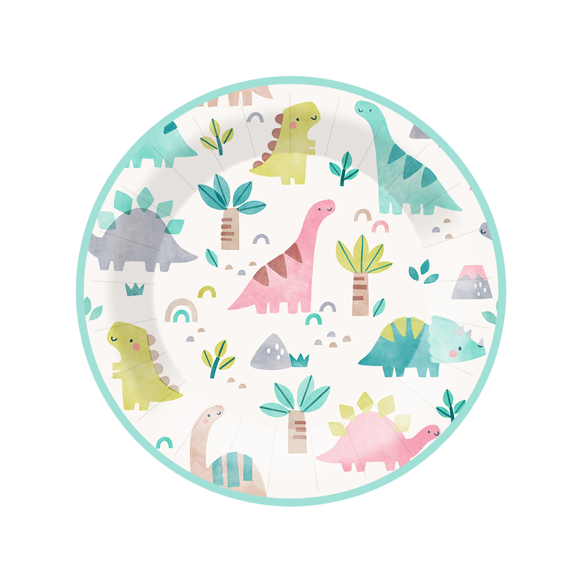 Plato de papel de 9 pulgadas * 8 unidades