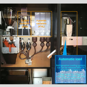 Máquina <span class=keywords><strong>de</strong></span> Café Espresso Comercial para Negocios, Máquina Expendedora <span class=keywords><strong>de</strong></span> Café Instantáneo con Chocolate - Product Image 4