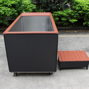 Bồn tắm nước đá lạnh ngoài trời kiểu mới 2025 bằng thép không gỉ có nắp, bộ lọc, máy sưởi, dùng cho phòng tập thể dục, thể hình, massage - Product Image 3