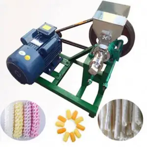 Intelligent Maize Snack Food Puffing Extruder for Solid moon bend
