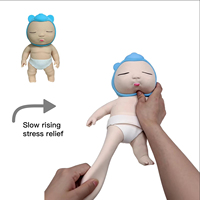 Jouet anti-stress Quzao Monster Mesh Ball TPR Squishy Fidget Toy Emotion Slow Rising Stretchy Stress Relief 5 à 7 ans en boîte, cadeau pour enfants