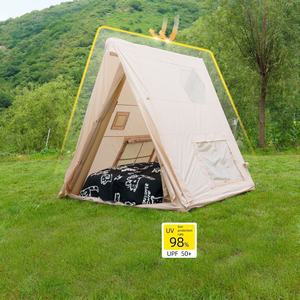 Carpa de Camping Triangular Inflable de PVC Resistente a los Rayos UV y a la Lluvia de 4m² para Exteriores - Product Image 4