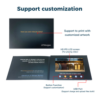 Biglietti da Visita Video Personalizzati con Logo, Libro Invito Video, Schermo LCD, Lettore MP4, Album Video, Brochure Video Aziendale