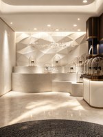Vitrine à bijoux en verre sur mesure avec éclairage LED pour la décoration intérieure d'un magasin de bijoux