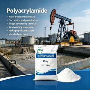 Polyacrylamide (PAM) de qualité industrielle très demandé, utilisé comme coagulant et <span class=keywords><strong>floculant</strong></span> <span class=keywords><strong>naturel</strong></span> pour la purification des eaux usées - Product Image 1