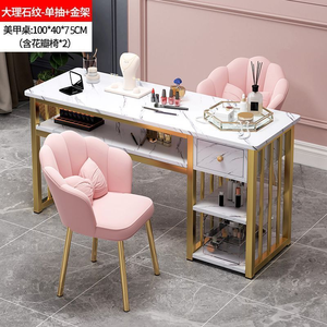 Z Nice <b>Nails</b> Bar Station Salon Furniture Wood <b>Nail</b> Tables <b>Nail</b> <b>Desk</b> Manicure Table with Chair Modern Customized - Product Image 2