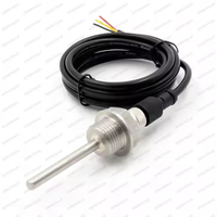 NPT 1/8 thread DS18B20 sensor suhu probe untuk pemanas air tenaga surya, monitor cairan pipa