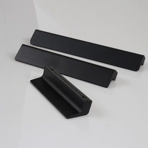 Puxador de Porta de Armário Preto de Estilo Nórdico Simples e Moderno Puxador de Gaveta Dourado Extendido Fornecimento Direto da Fábrica para Guarda-Roupa e Cozinha - Product Image 6