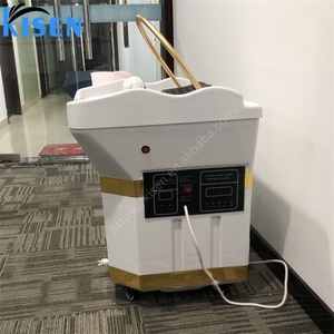 Kisen Professional Head Spa Backwash Shampoo Bowl Sink Portable Shampoo Basin with Water tank Water <b>Heater</b> No Plumbing - Product Image 5