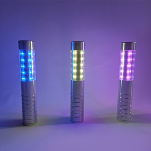 Luces LED <span class=keywords><strong>GreenLux</strong></span> con Batería Recargable DC, Carcasa Plateada, Luces Decorativas para Botellas, para DJ, KTV, Discotecas - Product Image 3