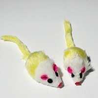 Jouet pour chat classique réaliste, simulation de petite souris, son de froissement, jouet interactif mignon, queue colorée en peluche, non imperméable, pour la dentition