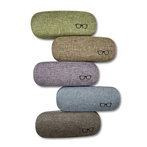 Étui rigide pour lunettes unisexe personnalisé avec logo OEM Étui de rangement pour lunettes à monture ronde carrée - Product Image 1