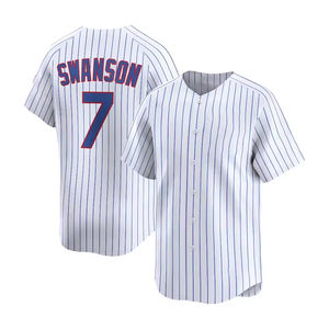 Jersey Baseball TOP Chicago Embroidery Limited Player Ukuran Besar 4 Armstrong 27 Seiya Suzuki 18 Imanaga 7 Dansby Swanson - Product Image 2