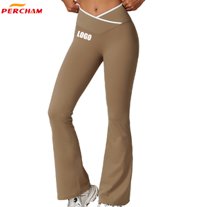 Leggings da Yoga a Vita Alta a V, Tinta Unita, Traspiranti, Taglie Forti, con Controllo Pancia e Effetto Sollevamento Fianchi, per Fitness, Corsa e Allenamento - Product Image 4