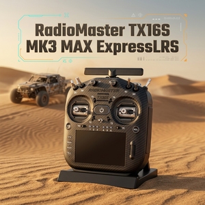 RadioMaster <span class=keywords><strong>TX16S</strong></span> MK3 MAX Émetteur radio 2.4G ELRS 4-en-1 AG01 avec gimbals à effet Hall CNC et écran tactile EdgeTX pour drone - Product Image 1