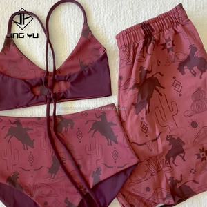 Arrival Wholesale Price Family Matching Swimwear Custom Cheap Good Price Swimwear for Couples - Product Image 5