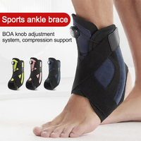 Attelle de cheville semi-rigide unisexe pour la récupération des blessures, bandage de protection de la cheville, chaussettes de sport