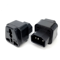 Adaptateur secteur IEC 320 C14 mâle vers C13 femelle de haute qualité