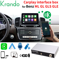 Mise à niveau du boîtier d'interface CarPlay pour Mercedes Benz ML GL GLS GLE W166 X166 2012-2018 Module sans fil Apple Carplay Android Auto