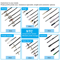 Sonde de température thermistance NTC B3950 10K 50K 100K avec connecteur jack audio 3,5 mm pour machine à café et théière OEM