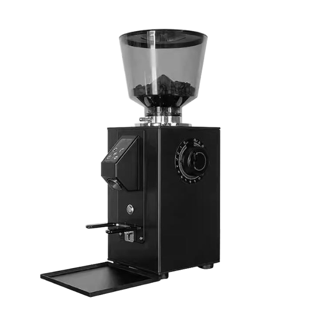 Commercial Electric Automatic Coffee Bean Grinder Machine 64mm Burr Coffee Single Dose Quantitative Electric Espresso Grinder