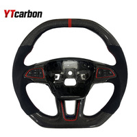 YTcarbon accessoires Auto personnalisés pour Focus III Focus MK3 Kuga Ecosport RS ST ST-Line Grand C-MAX volant de voiture d'évasion