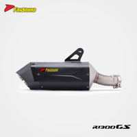 Système d'échappement de moto en fibre de carbone 3D à prix de gros Forsound Factory pour R1300GS, R1200GS, R1250GS