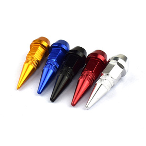 Capuchon de tige de valve de pneu universel en aluminium de 45mm à pointes pour la course automobile - Product Image 5
