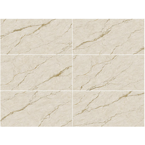 Piastrella in Gres Porcellanato Cachi Lucido Materiali da Costruzione Piastrelle da Pavimento in Ceramica per Interni per Pavimento Soggiorno Piano di Lavoro Foshan Economico - Product Image 5