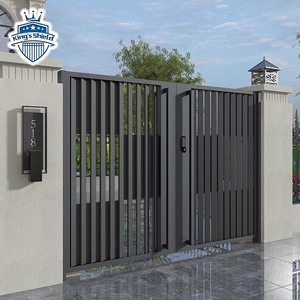 Einfaches Hauptdesign für Hausgrills mit Doppelschwingtür aus Aluminium für kleine Villen - Product Image 4