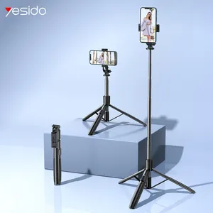 YESIDO Max 1.5meter Tripod Leg Living Using And Selfie Support Selfie Stick