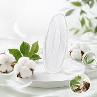 Serviettes hygiéniques respirantes OEM de marque privée 150 mm en coton biologique pour femmes, serviettes périodiques jetables en coton, vente en gros