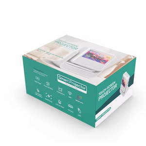 โปรเจคเตอร์พกพาแบบจอสัมผัสคู่ ขนาด 8 นิ้ว พร้อม Wifi ไฟ LED โฟกัสอัตโนมัติ ความละเอียด 4k สำหรับใช้ในบ้าน - Product Image 2