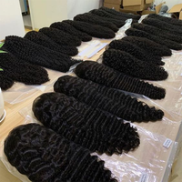 Perruque frontale HD 13x6 sans colle, cheveux naturels vietnamiens, ondulations profondes lâches, pour tressage et tissage, usage en salon, pour femmes noires