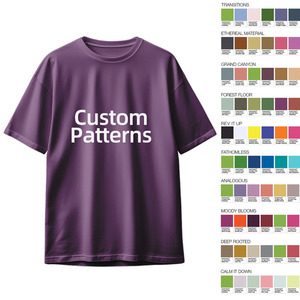 Camiseta de Hombre Talla Grande 100% Algodón Ecológico con Hombros Caídos y Logotipo Personalizado Serigrafiado para Hombre - Product Image 6