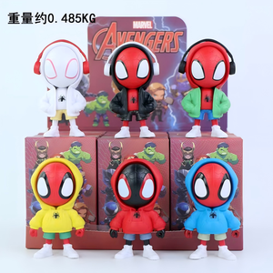 Colección para niños Figuras DE ACCIÓN Juguetes Dibujos animados Cool Marvel Iron Spider Man <span class=keywords><strong>Hulk</strong></span> Cajas ciegas Cajas misteriosas de PVC para UFO Catcher - Product Image 5