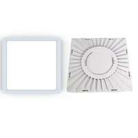 Plafonnier carré LED 28W avec télécommande à changement de couleur RVB, chambre à coucher, salon, lumière à intensité variable Bluetooth