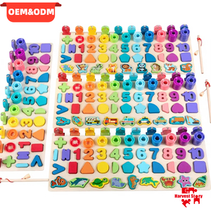 Tavola Logaritmica Multifunzionale con Forme Numeriche, Blocchi per Conteggio e Impilamento, Gioco Educativo per Bambini e Bambine - Product Image 1