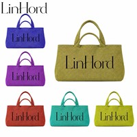 Borsa Tote in Maglia con Logo Personalizzato, Borsa a Spalla Riutilizzabile per Donna, Borsa alla Moda OEM per Viaggi, Spiaggia e Regali