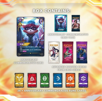 YQ Caja – Nouvelle Boîte Cadeau Anniversaire Riftbound – Coffret Booster Original de Haute Qualité Riftbound – Ensemble Cadeau de Cartes à Collectionner LOL