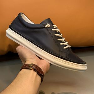 Chaussures décontractées pour hommes en cuir véritable respirant de haute qualité pour le printemps - Product Image 2