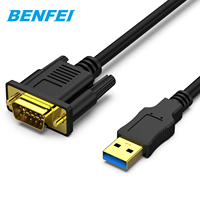 Menyesuaikan merek baru DC USB 3.0 ke kabel VGA 1.8 Meter laki-laki ke laki-laki untuk Laptop digunakan pada Windows 11/10/8.1/8/7 (bukan untuk Mac)