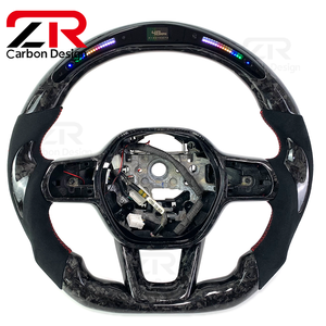 พวงมาลัยไฟเบอร์คาร์บอนไฟเบอร์ปรับแต่งได้สำหรับ11TH ฮอนด้า <span class=keywords><strong>Civic</strong></span> Type-R CR-V FL5 <span class=keywords><strong>Si</strong></span> 2021 2022 2023 2024 2025 - Product Image 1