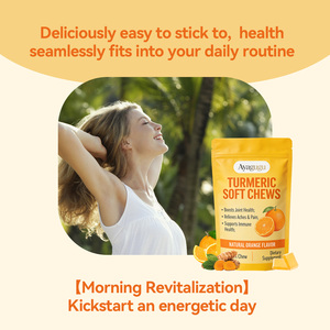 Formule OEM Soutien Quotidien au Bien-être Saveur Naturelle Sans Gluten Curcuma Bouchées Tendres Faciles à Mâcher Complément Alimentaire pour Adultes - Product Image 4