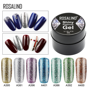 Rosalind oem logo personnalisé ongles art brillant <span class=keywords><strong>vernis</strong></span> gel laque <span class=keywords><strong>semi</strong></span> permanente paillettes couleurs lampe uv <span class=keywords><strong>vernis</strong></span> à ongles gel - Product Image 4