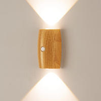 Lampe murale intelligente pour la décoration de la maison, capteur de lumière, sans fil, magnétique, rechargeable par USB, lampe murale pour salle de bain, chevet, escalier, LED