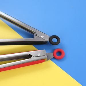 ชุดคีมคีบอาหารซิลิโคนกันลื่นทนความร้อนคลิปบาบีคิว9/12นิ้วพร้อมตัวยึดอุปกรณ์อเนกประสงค์สำหรับทำอาหาร - Product Image 5