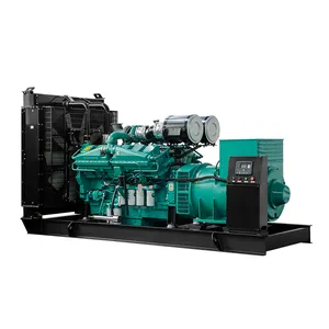 50hz three phase 880kw 1100kva diesel generator open type powered by Cummins engine KTA38-G5