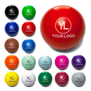 Özel PU köpük stres topu özel Logo üreticisi komik el oyuncak promosyon hediye topu ile Anti PU köpük yumuşak gülen stres topu - Product Image 1